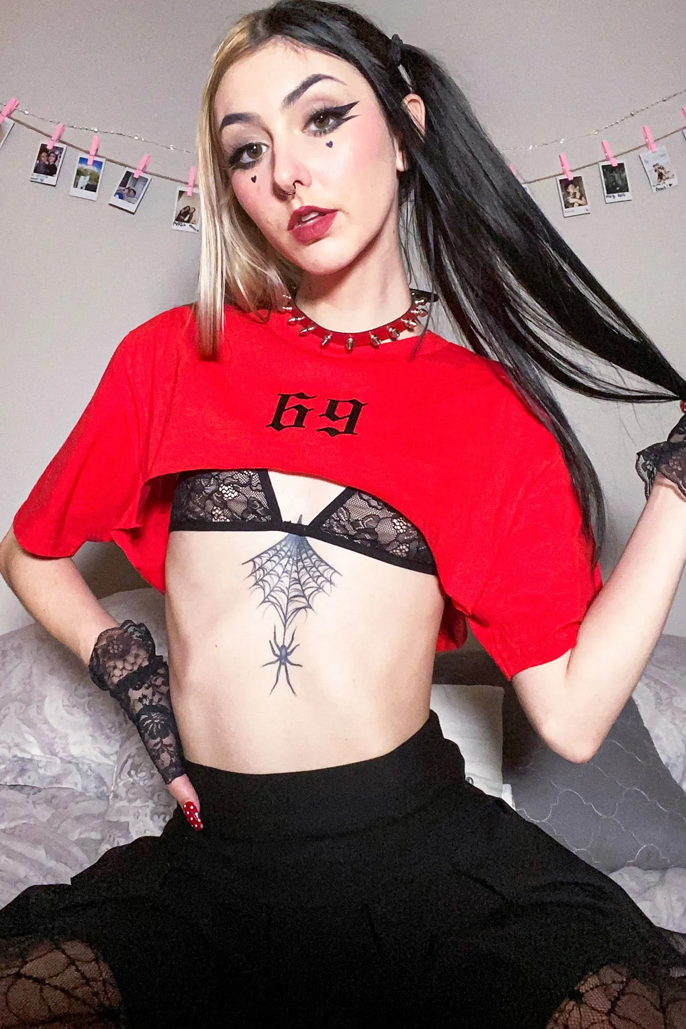 69 Me Super Crop Tee