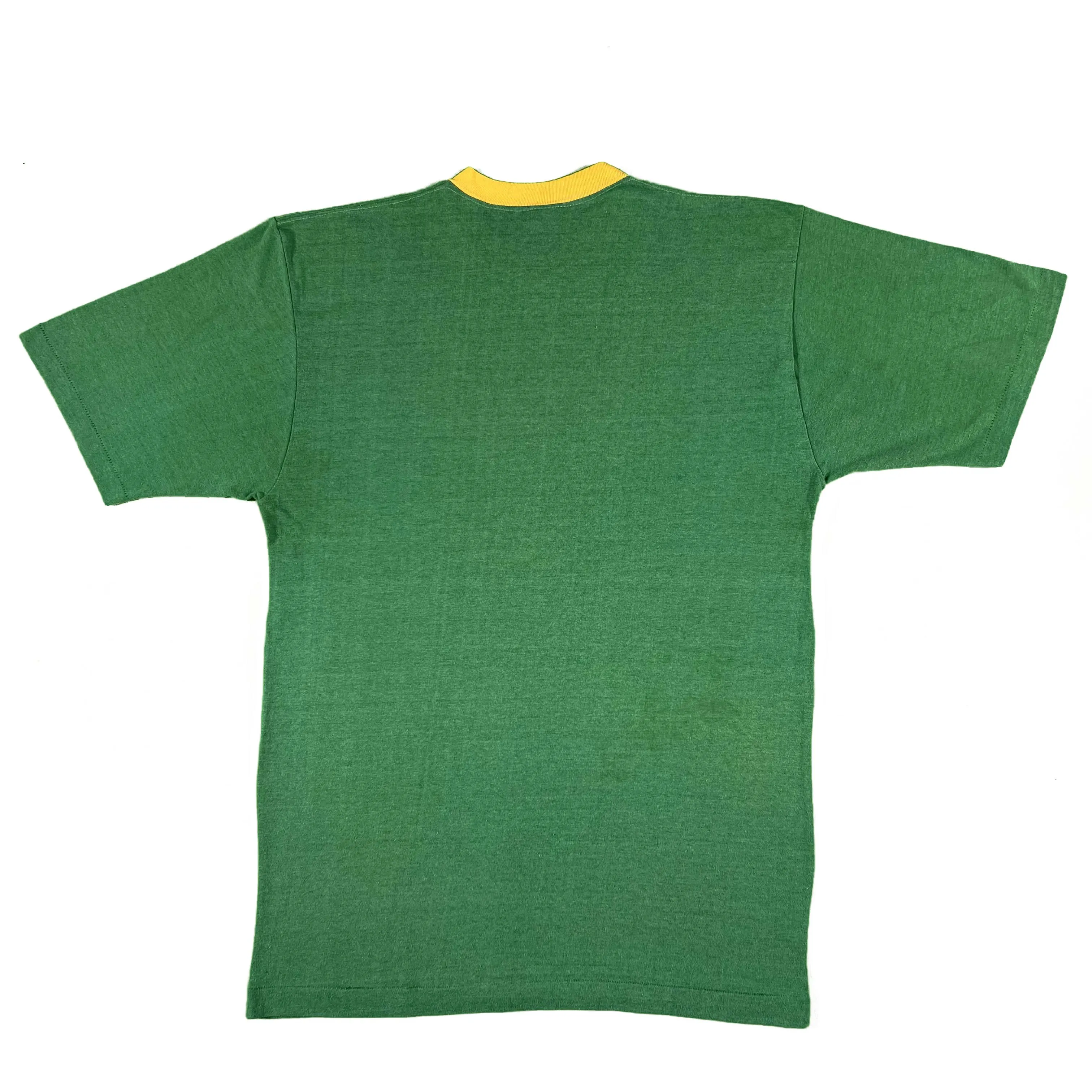70s Stowe Vermont Champion Blue Bar Tee- L
