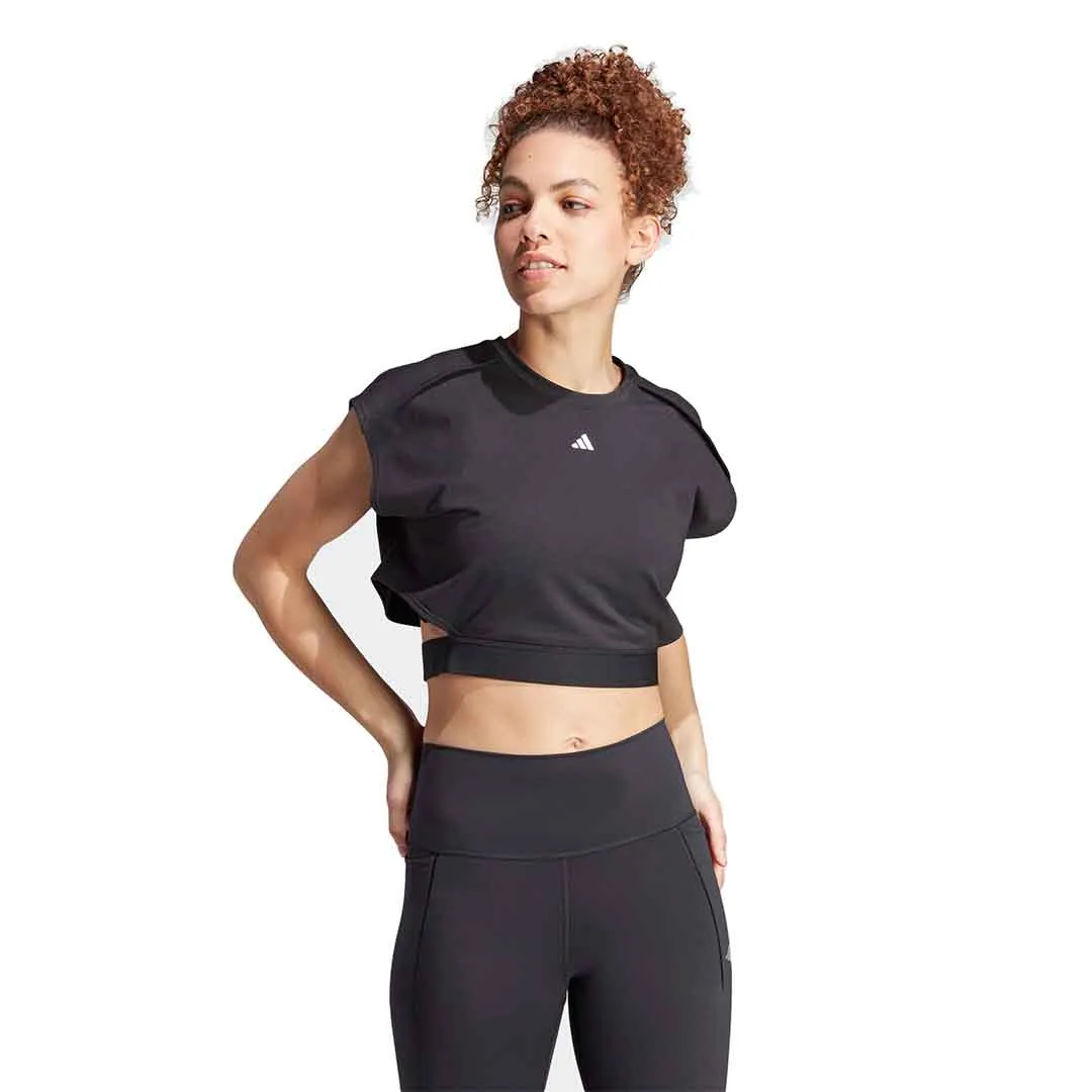 adidas Women Power AEROREADY Crop Sleeveless Tee | IA1034