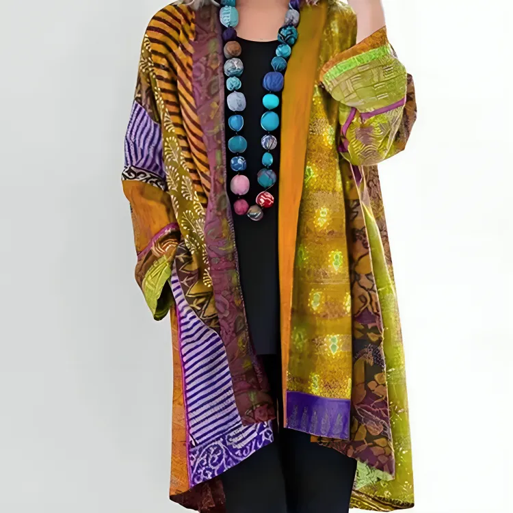 Alexis™ | Boho Chic Multicolor Kimono