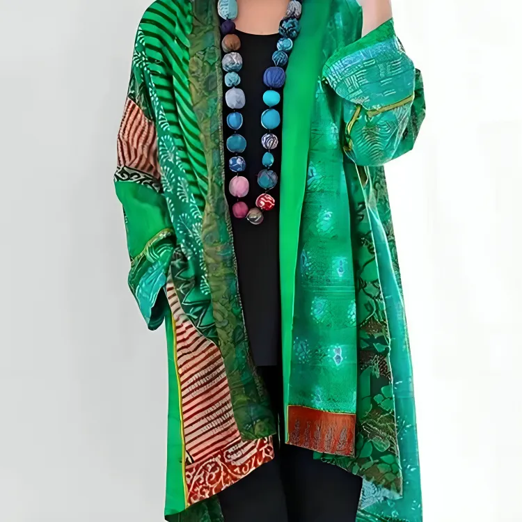 Alexis™ | Boho Chic Multicolor Kimono