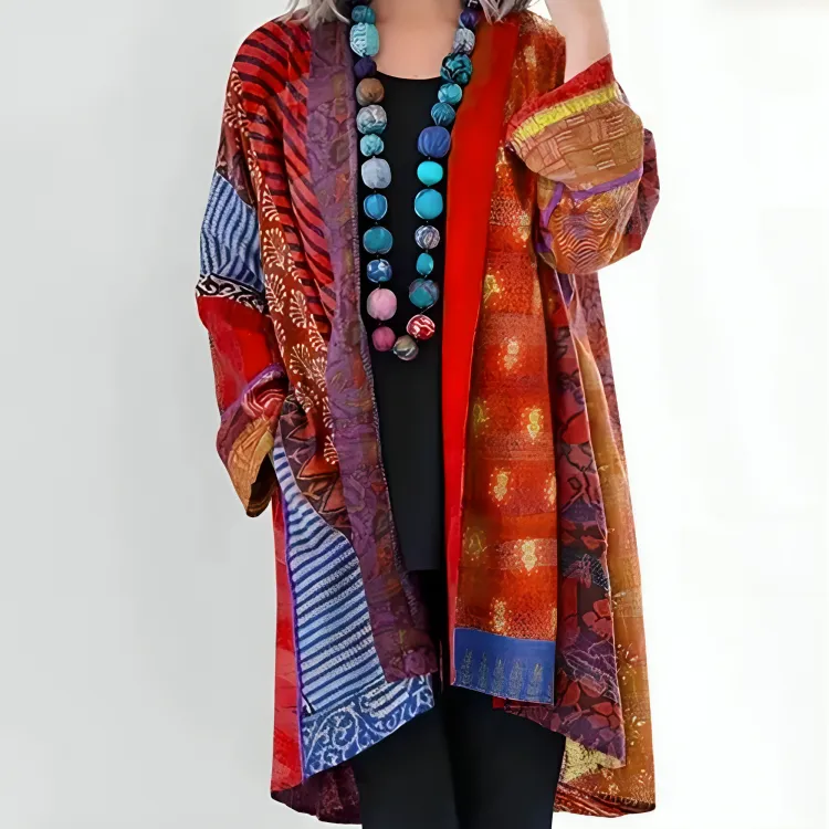Alexis™ | Boho Chic Multicolor Kimono