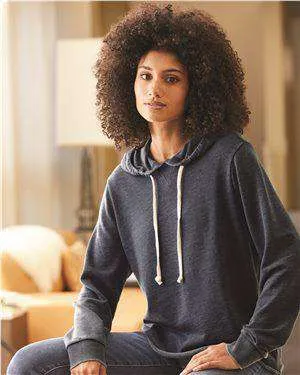 Alternative Women's Raw Edge Hoodie Sweatshirt - 8628