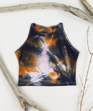 Alvina Tie Dye Crop Top