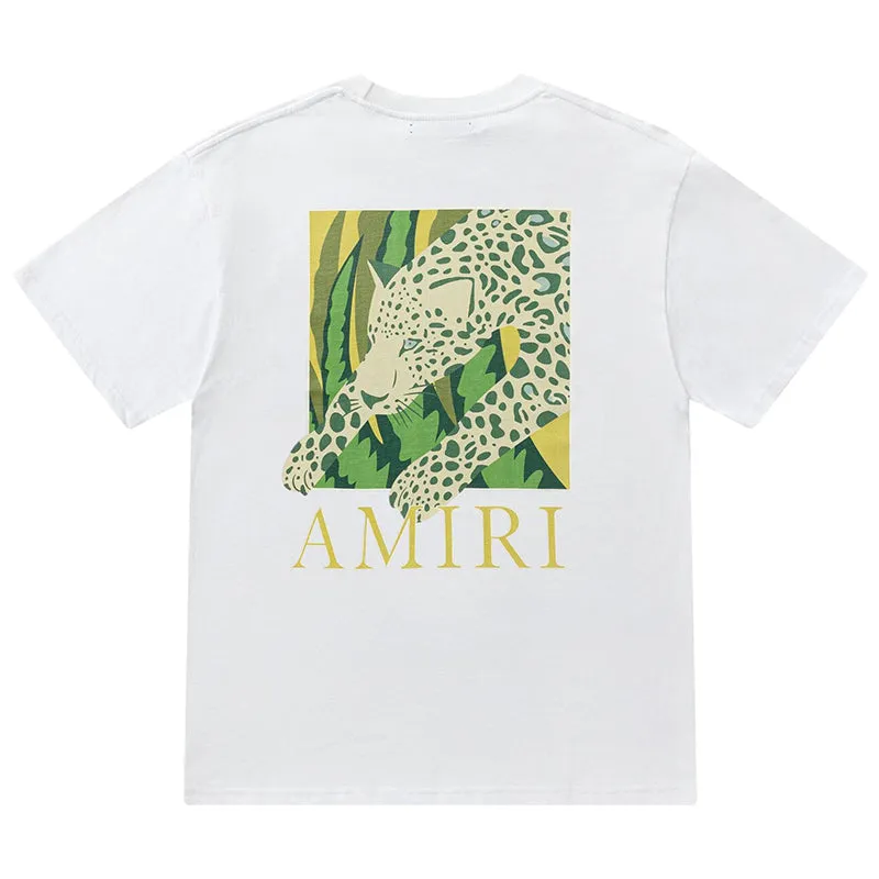 AMIRI Leopard Logo Tee