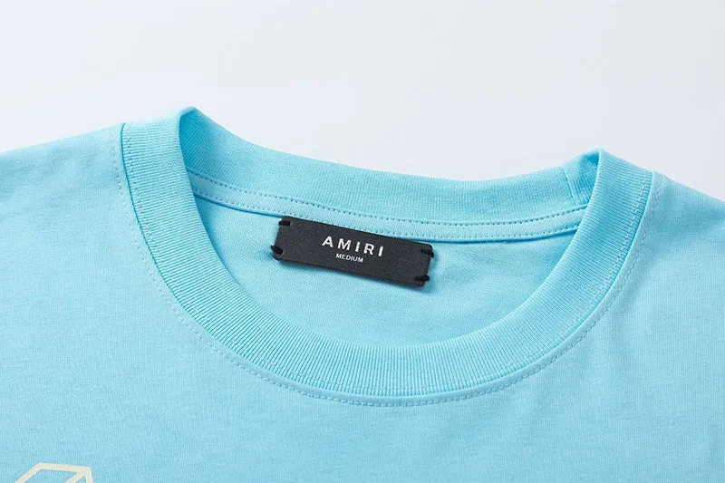 AMIRI  Logo Printed Crewneck T-Shirt