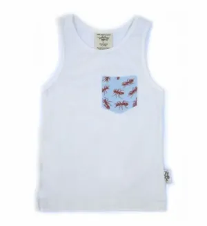 Ants | Organic Cotton Singlet | Size 4
