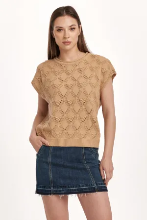 Ari Rolled Neck Sweater Vest by Dear John