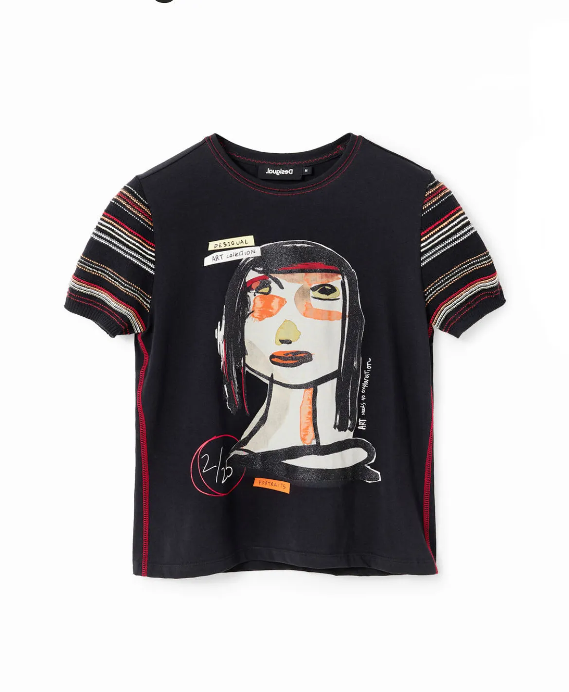 Arty face T-shirt Desigual
