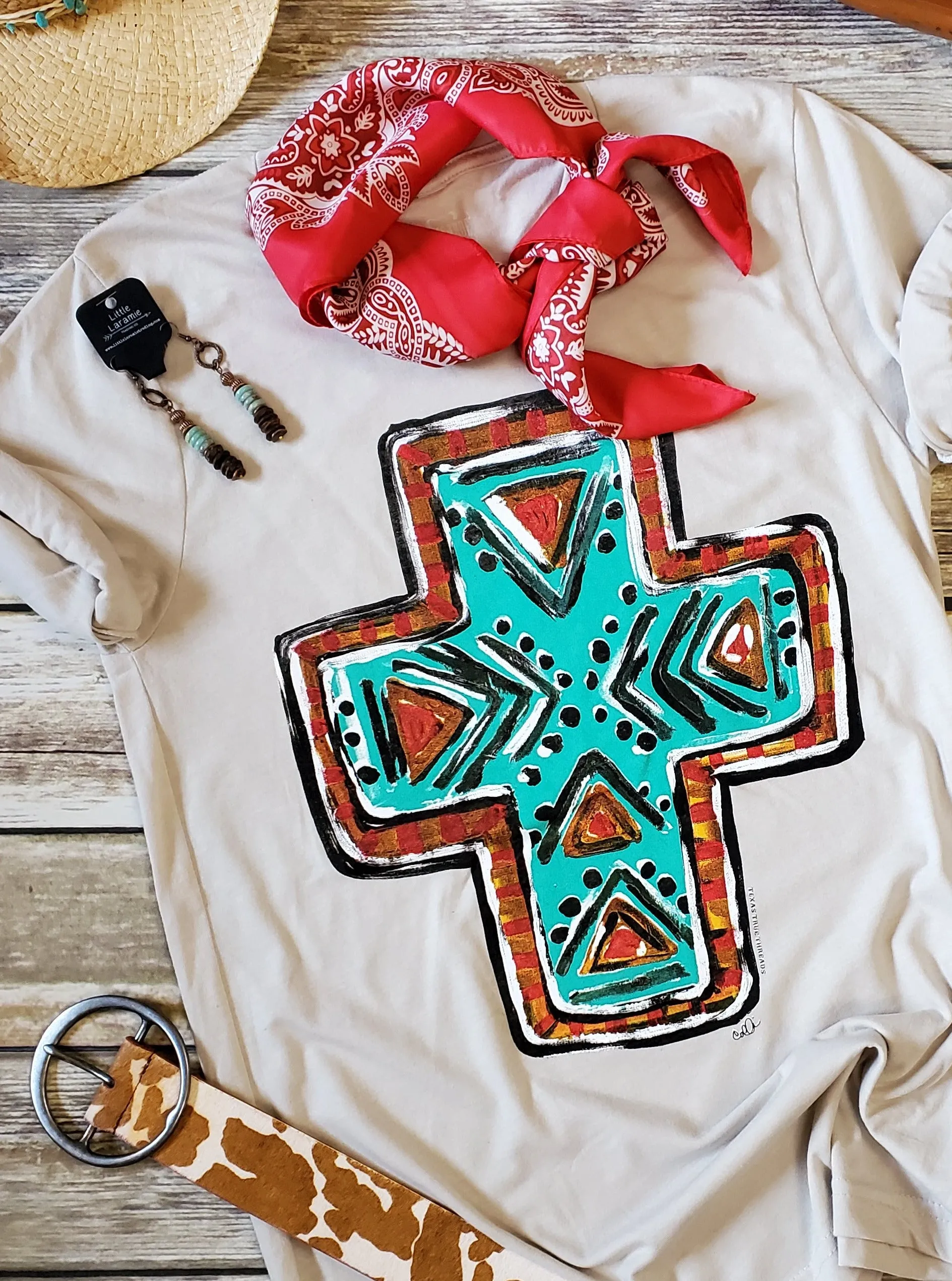 Aztec Cross Tee