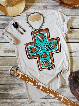 Aztec Cross Tee