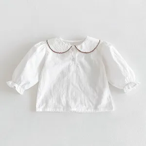 Baby Girls' 100% Cotton Blouse for Spring
