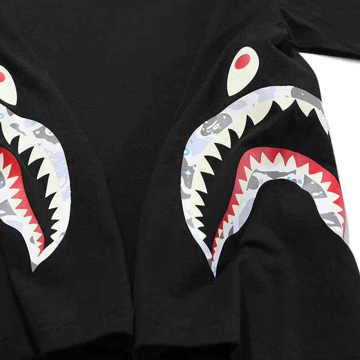 BAPE Glow 1st Camo Side Shark T-Shirts