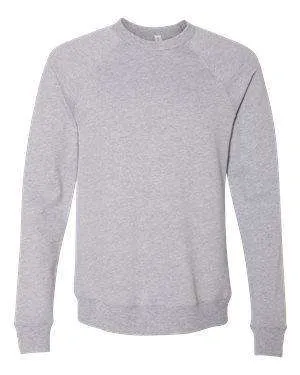 Bella   Canvas Unisex Crew Neck Raglan Sweatshirt - 3901