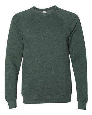 Bella   Canvas Unisex Crew Neck Raglan Sweatshirt - 3901