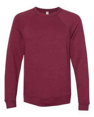 Bella   Canvas Unisex Crew Neck Raglan Sweatshirt - 3901