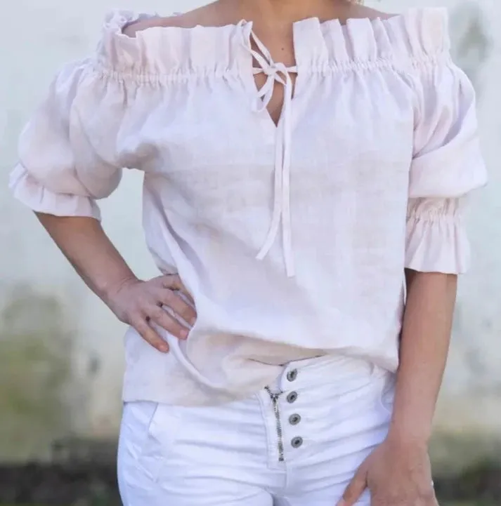 Bella Linen Top