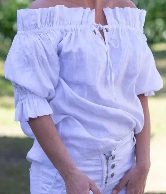 Bella Linen Top