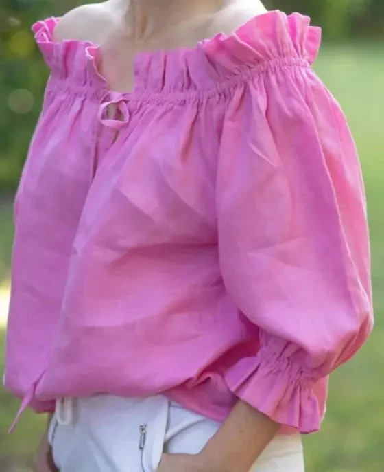 Bella Linen Top
