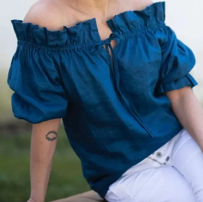 Bella Linen Top