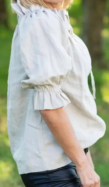 Bella Linen Top