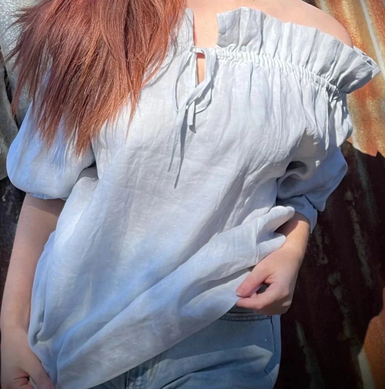 Bella Linen Top