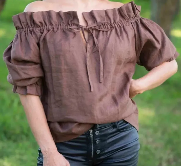 Bella Linen Top