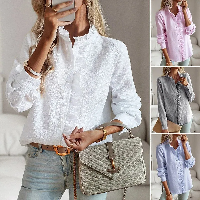 Belle™ - Chic and Stylish Polo Blouse