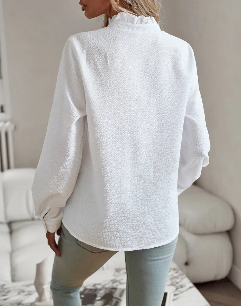 Belle™ - Chic and Stylish Polo Blouse