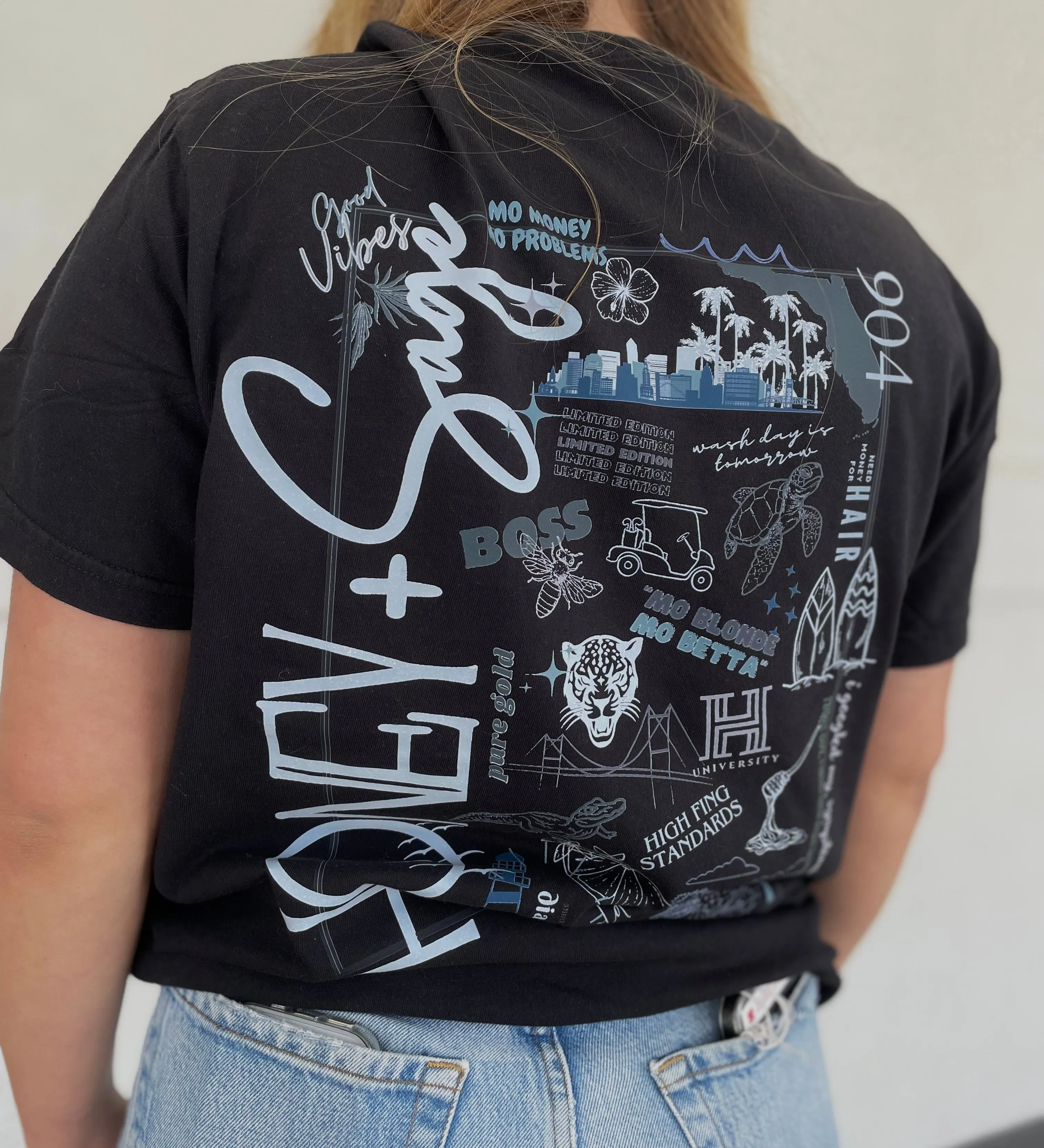 Black Duval STA T-Shirt | Honey   Sage Merch