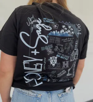 Black Duval STA T-Shirt | Honey   Sage Merch