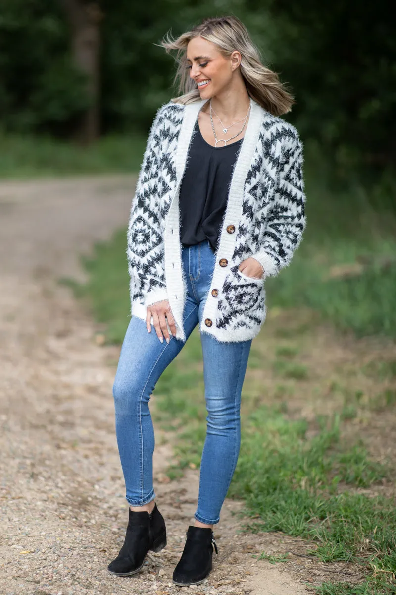 Black Twist Hem V-Neck Tank