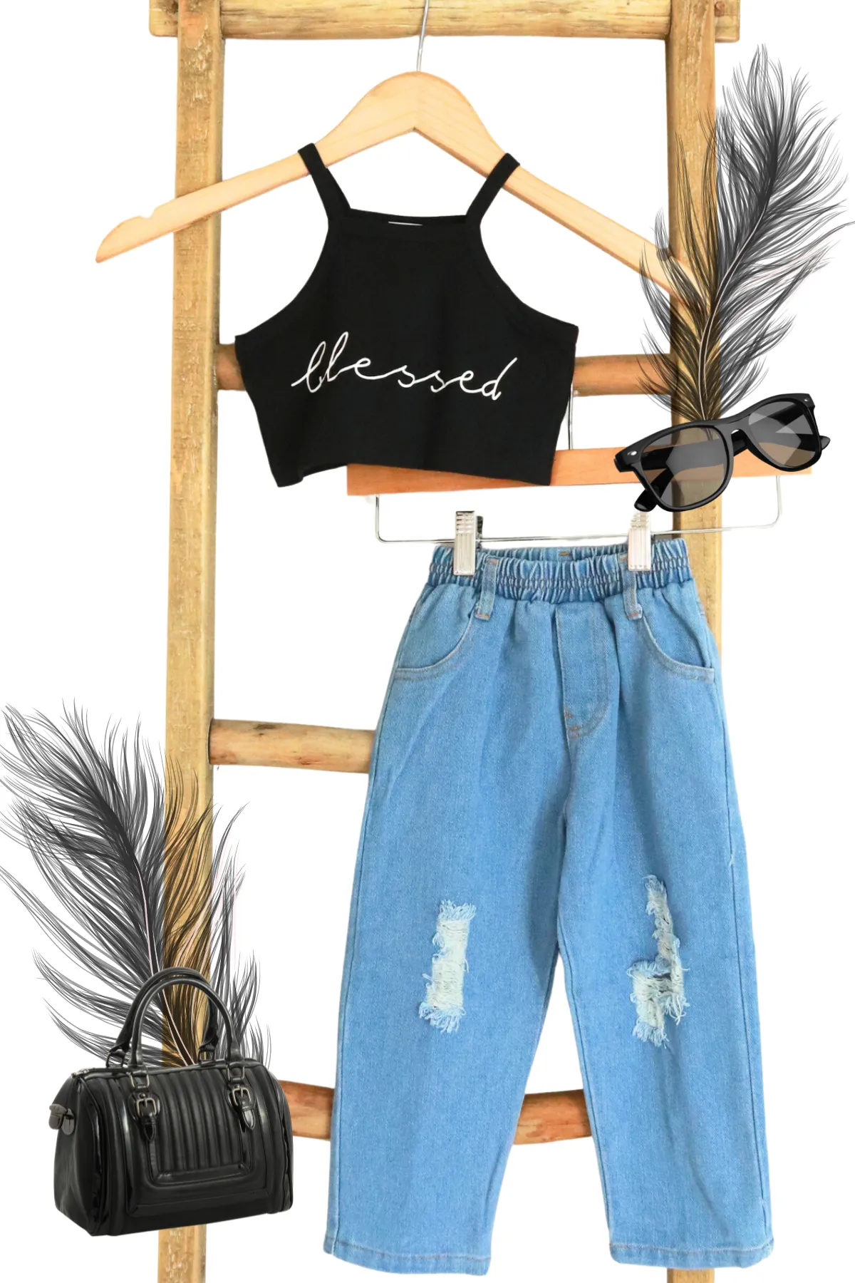 BLESSED CROP TOP | KIDS SIZE 7-16