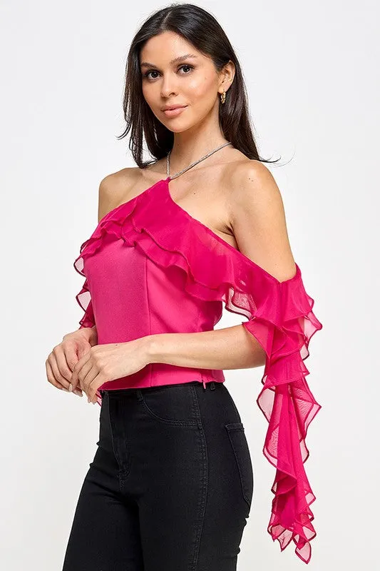Blusa Milk & Honey Lisa Off Shoulder P/ Damas