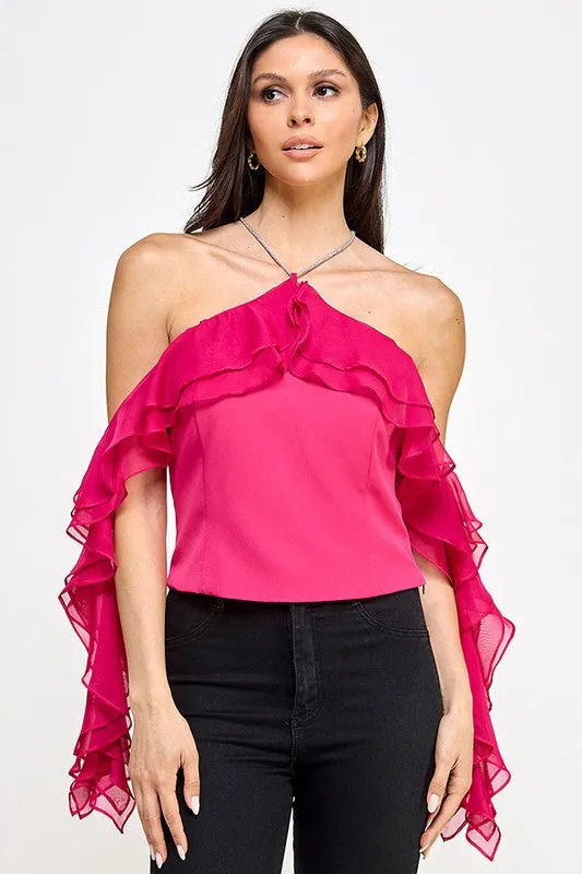 Blusa Milk & Honey Lisa Off Shoulder P/ Damas