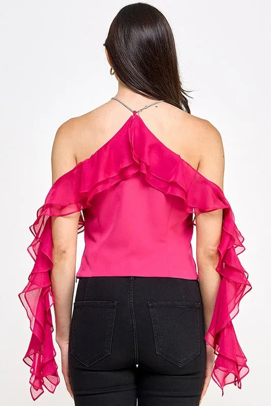 Blusa Milk & Honey Lisa Off Shoulder P/ Damas