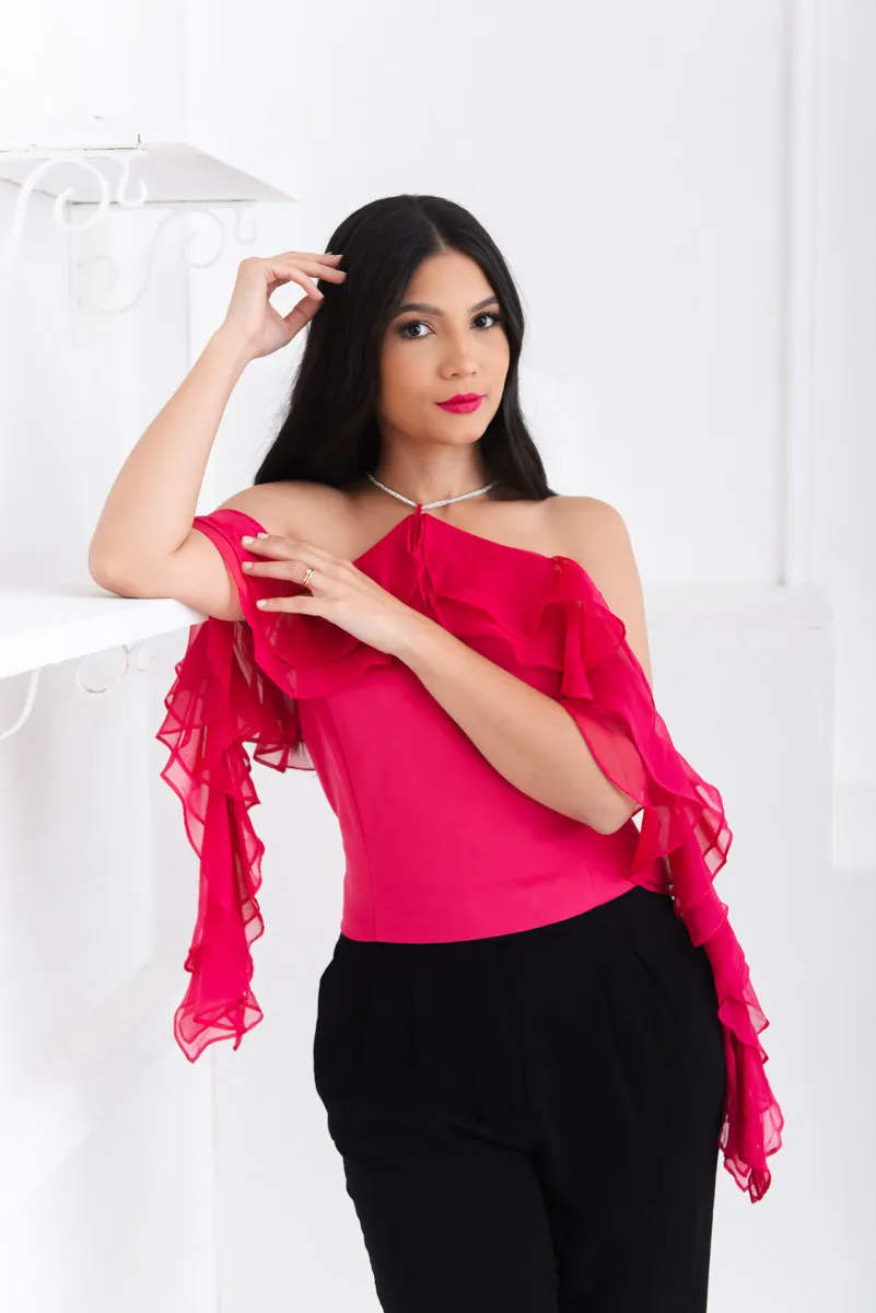 Blusa Milk & Honey Lisa Off Shoulder P/ Damas
