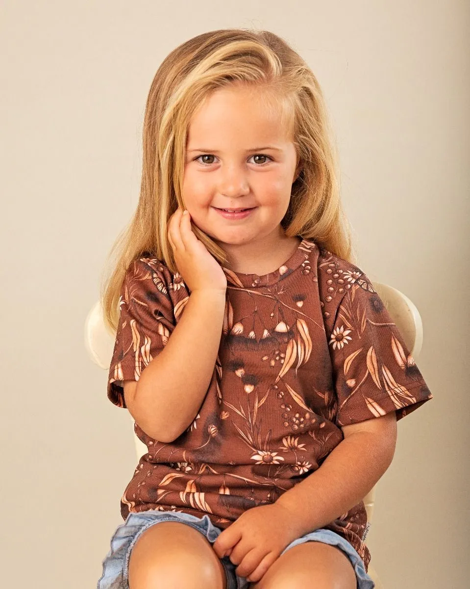 Botanicals | Organic Cotton T-Shirt | Short Sleeve | Size 1 - 7