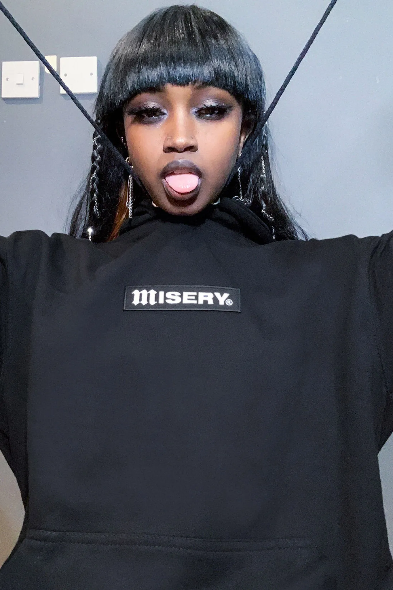 Box Logo Hoodie Total Black