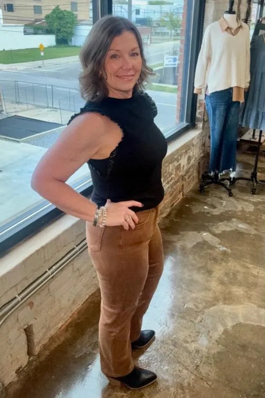 Bridget Ruffle Trimmed Top