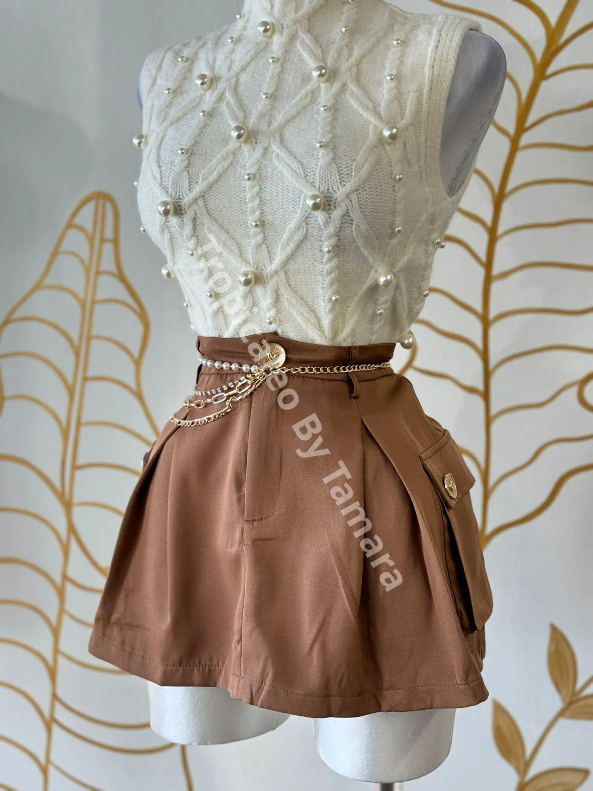 Brown Chic Skort