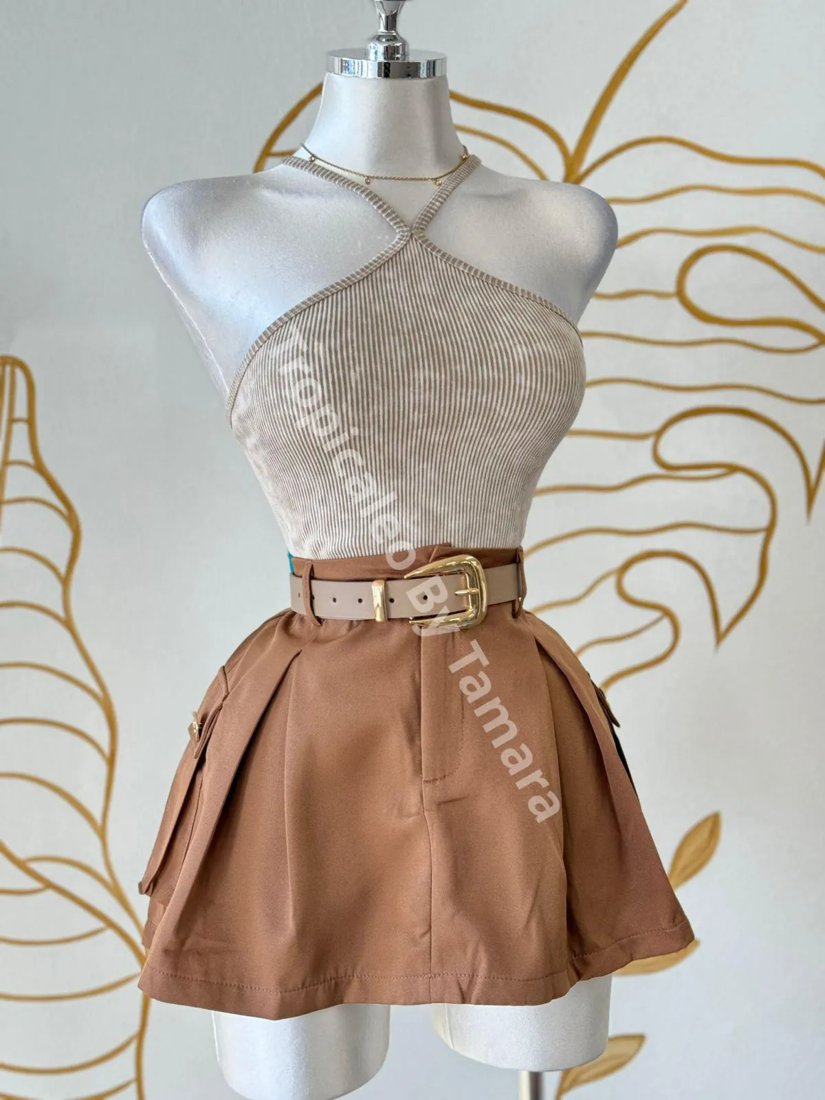 Brown Chic Skort
