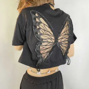 Butterfly shortt TEE-D749 | Inspanda