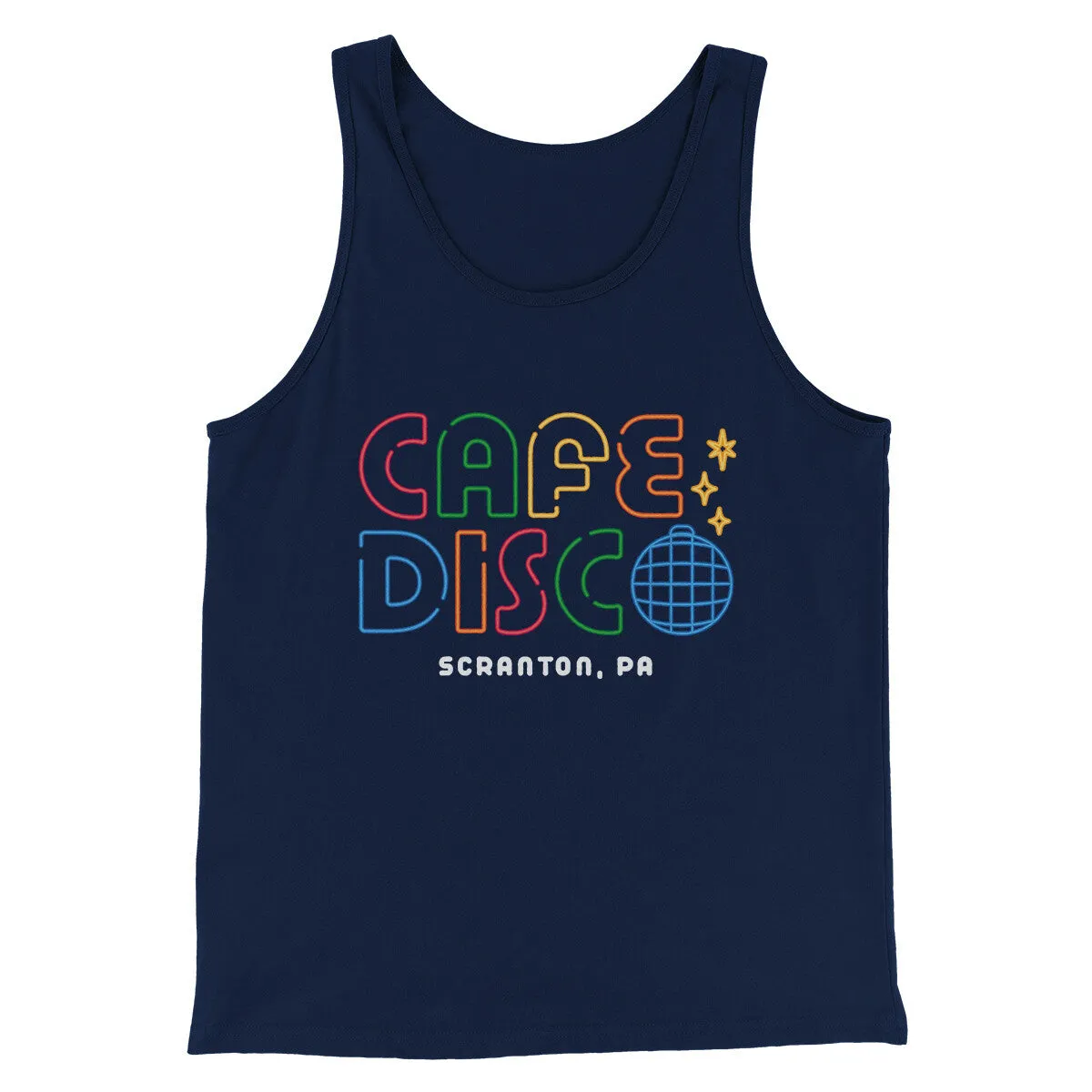 Cafe Disco Men/Unisex Tank Top