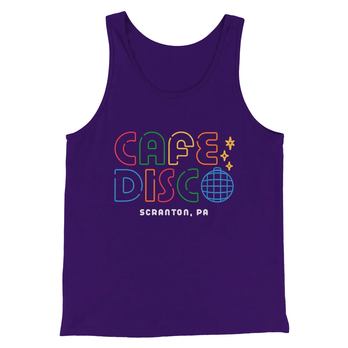 Cafe Disco Men/Unisex Tank Top