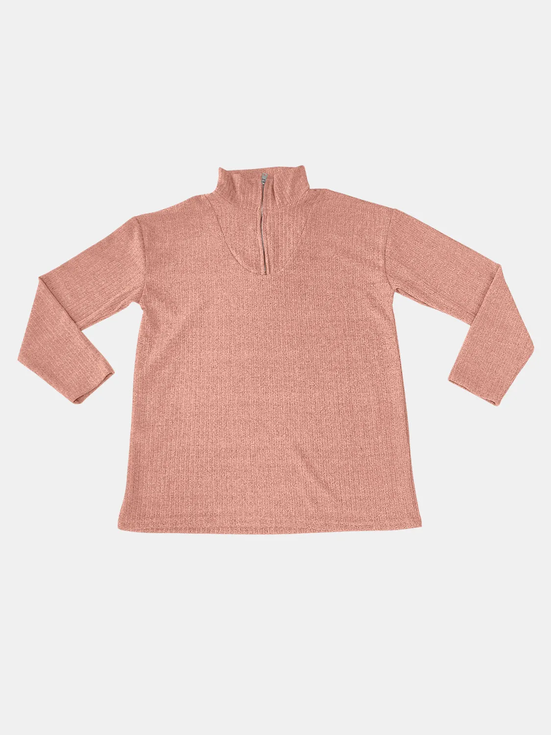Callie Quarter Zip Long Sleeve Top