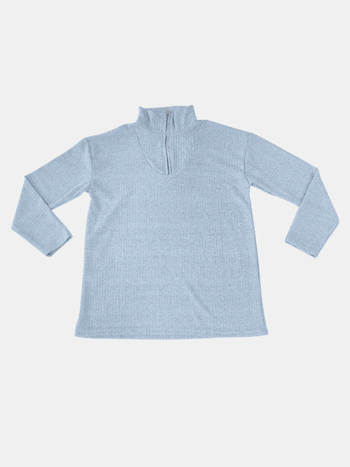 Callie Quarter Zip Long Sleeve Top