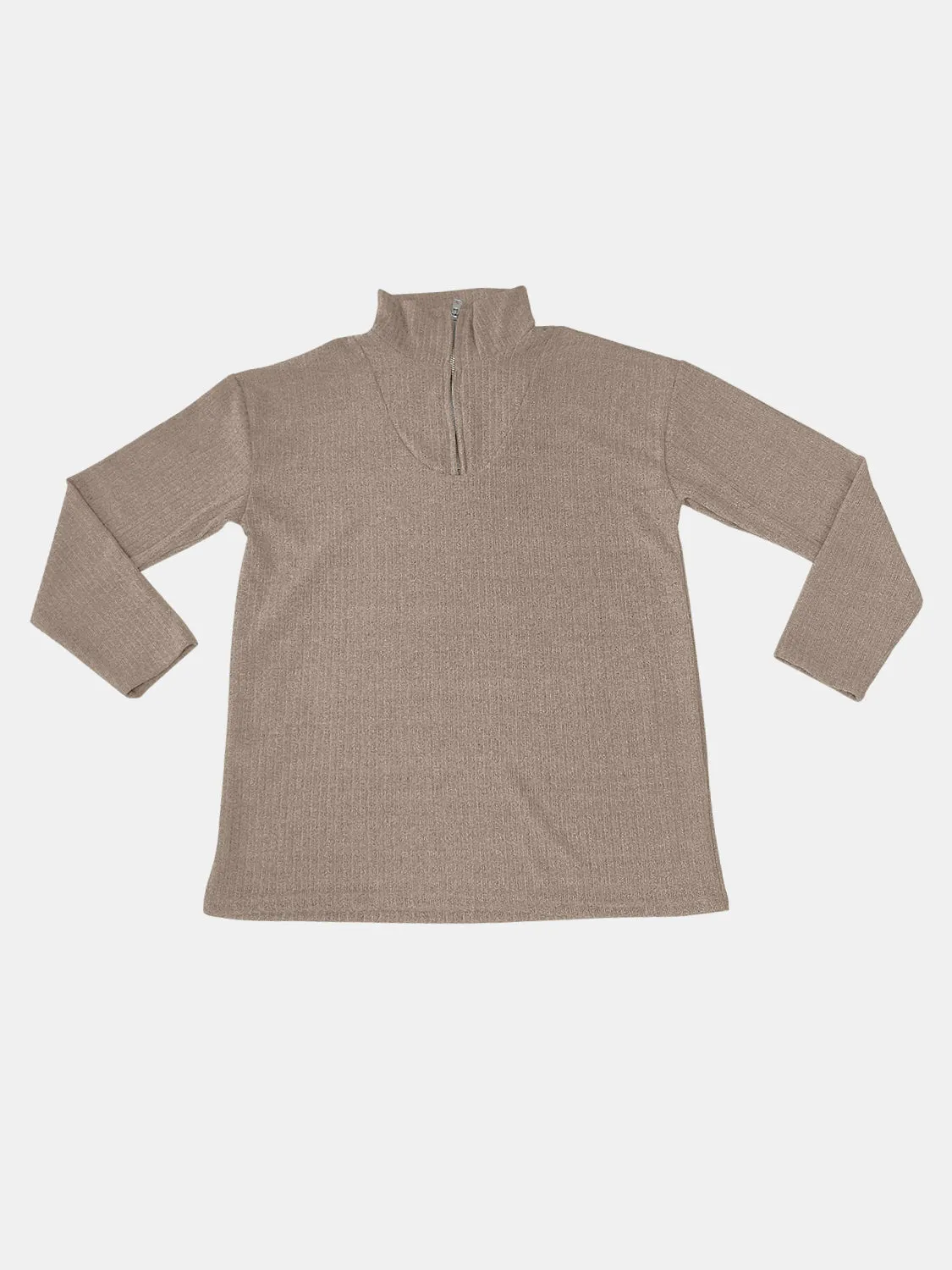 Callie Quarter Zip Long Sleeve Top