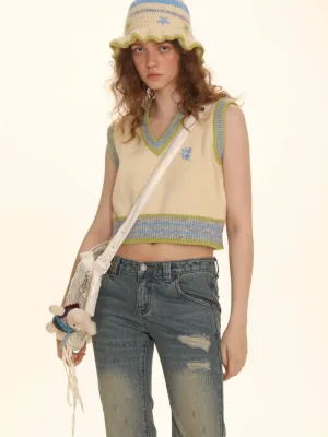 Chic Knit Sweater Vest