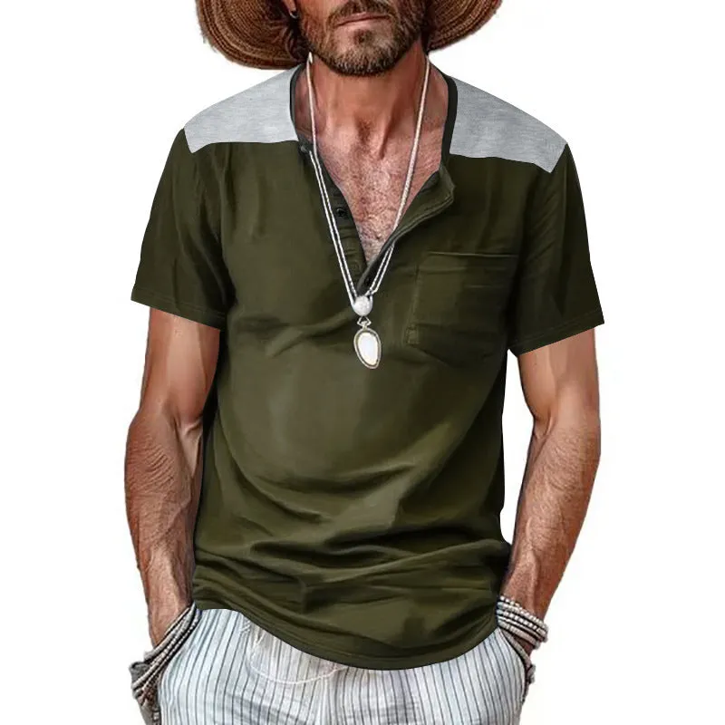 Chictango Bicolor Henley Shirt
